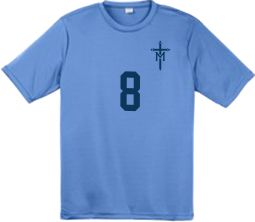 Youth/Adult Sport-Tek PosiCharge Competitor Tee, Carolina Blue